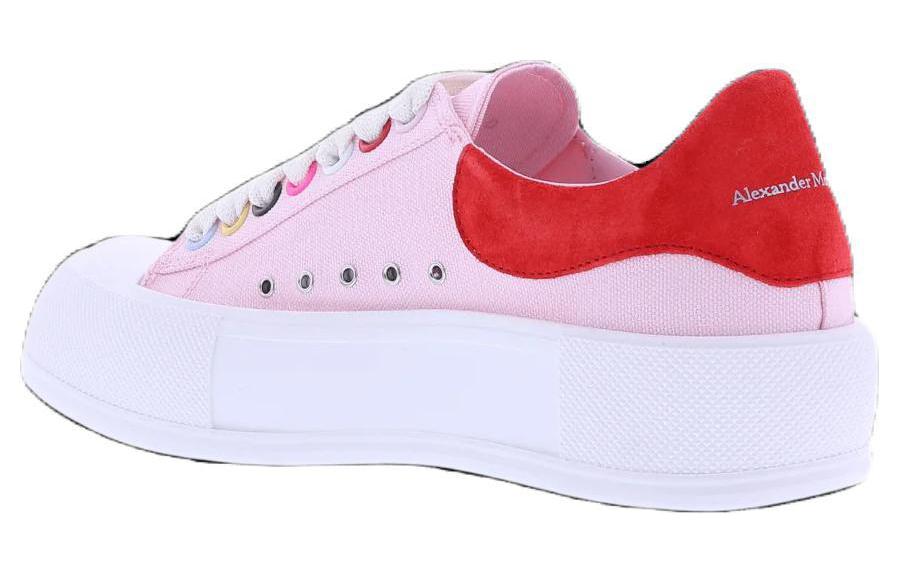 Lookbook (W) Alexander McQueen Sepatu Rendah 'Pink Putih' 654593W4MVY5815