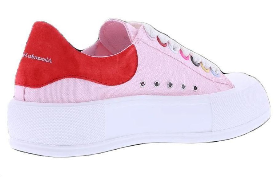 Shop (W) Alexander McQueen Low Top ''Rosa Bianco'' Sneakers 654593W4MVY5815
