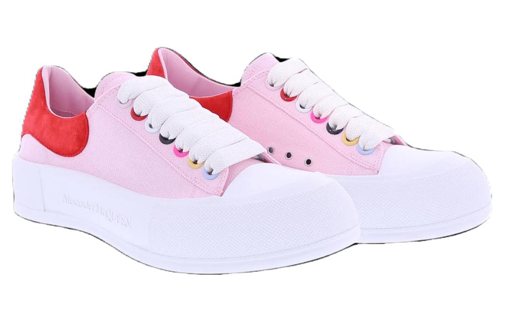 Purchase (W) Alexander McQueen Sepatu Rendah 'Pink Putih' 654593W4MVY5815