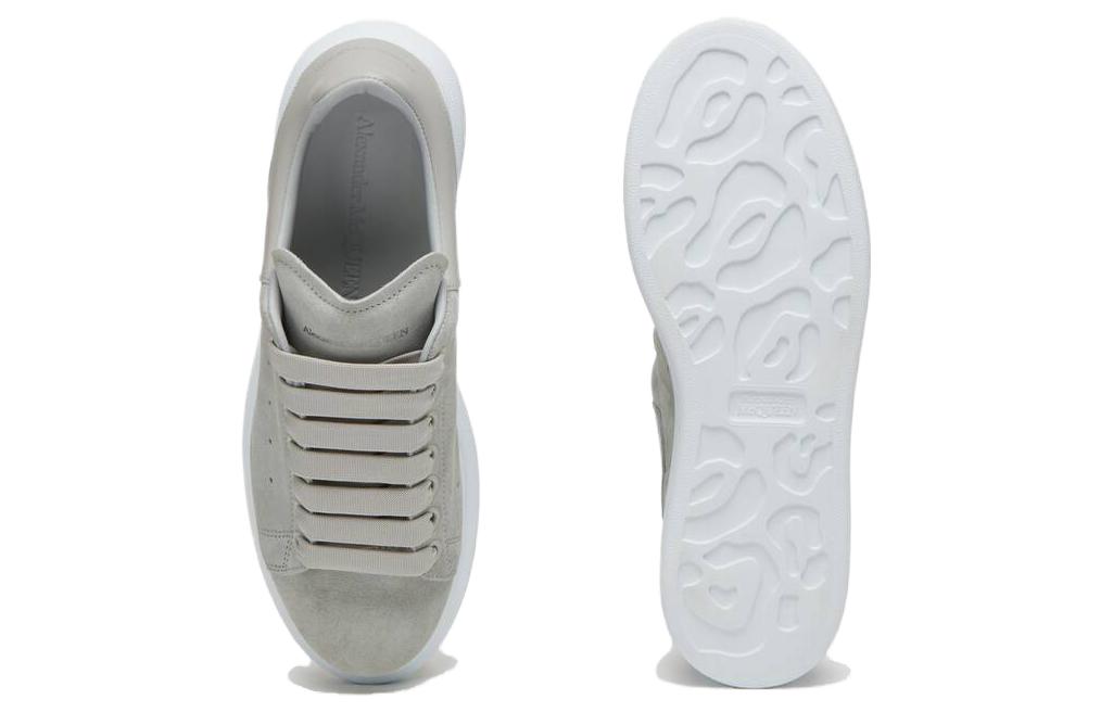 Shop (W) Alexander McQueen Low Top Schnürschuh ''Graues Kalbsleder'' 718139WIED51653