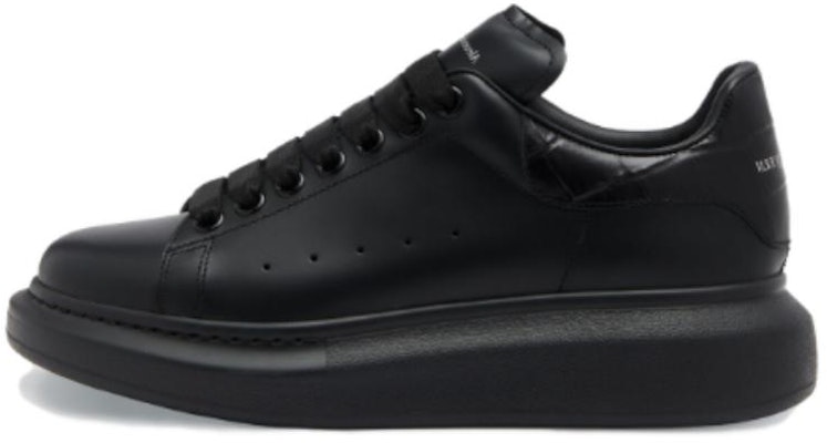(Women) Alexander McQueen Oversized Triple 'Black' 718233WIEE61000 Buy (Women) Alexander McQueen Oversized Triple 'Black' 718233WIEE61000