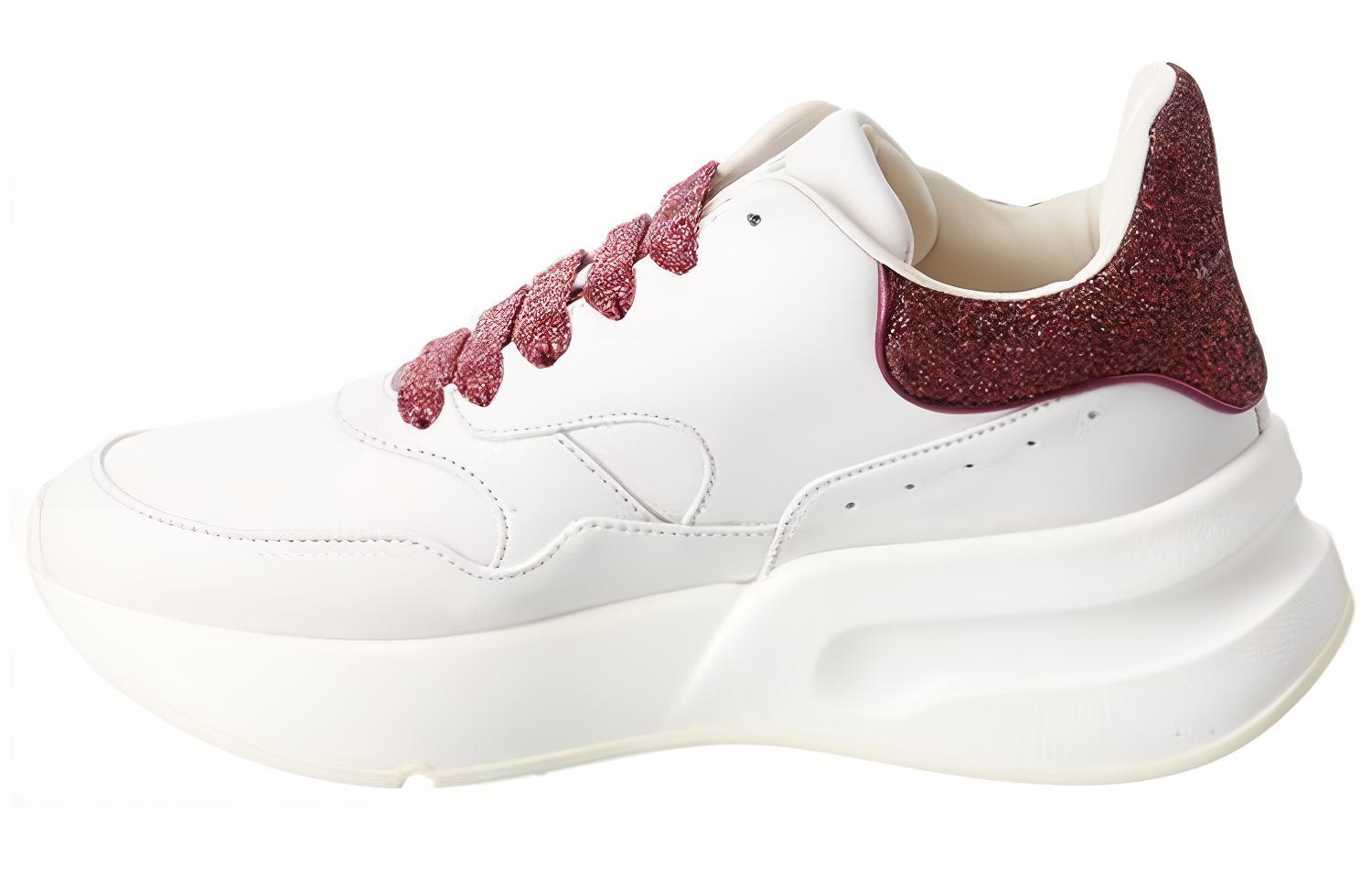 (W) Alexander McQueen Low Top RNNR 'White Red'