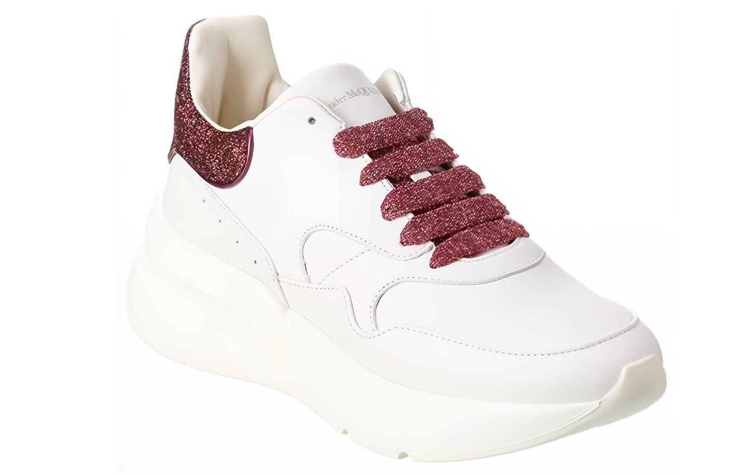 (W) Alexander McQueen Low Top RNNR 'White Red' 圖 2