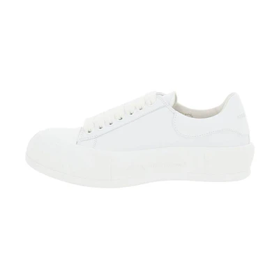 (W) Alexander McQueen Low Top Sneaker 'White Leather'