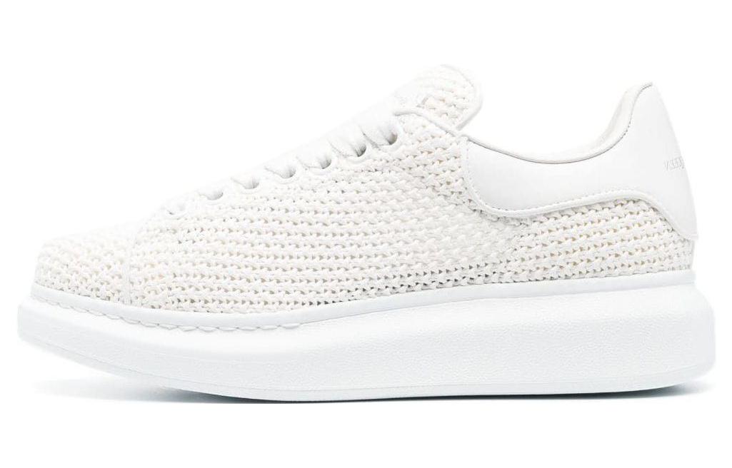 (Women) Alexander McQueen Low Top Sneaker 'White Leather' 755628W4WA2