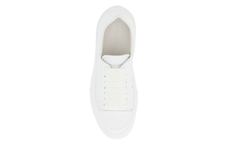 (W) Alexander McQueen Low Top Sneaker 'White Leather' 圖 2
