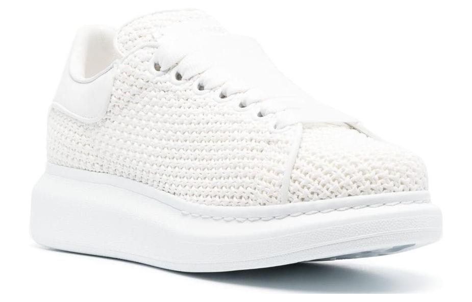 Order (W) Alexander McQueen Zapatillas Bajas 'Cuero Blanco' 755628W4WA2