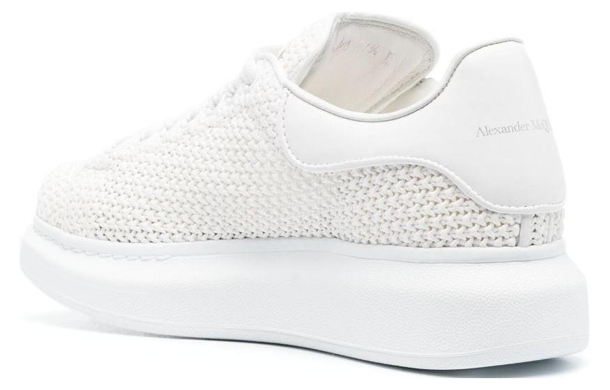 Lookbook (W) Alexander McQueen Zapatillas Bajas 'Cuero Blanco' 755628W4WA2