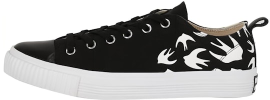 (Women) Alexander McQueen McQ Low Top Sneaker 'Versatile Fashion Black Leather' 670213R27911000 (Women) Alexander McQueen McQ Low Top Sneaker 'Versatile Fashion Black Leather' 670213R27911000