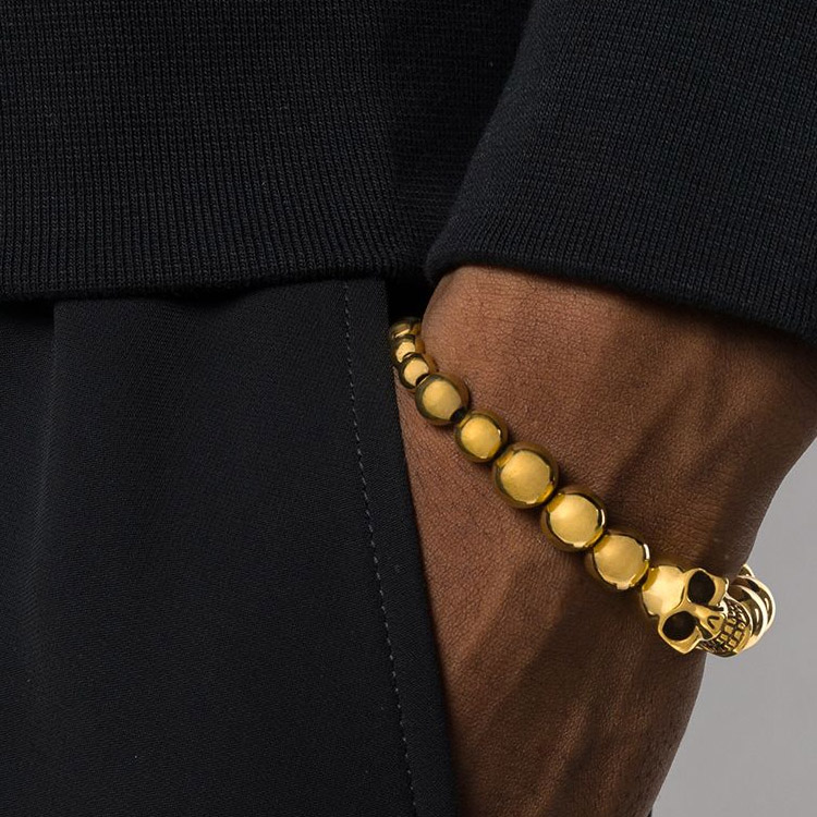 Lookbook (W) 亞歷山大·麥昆 金屬休閒鞋 金色 554504J160G0448