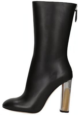 (Women) Alexander McQueen Mid-Top Leather Boot 'Black Warmth and Durability' 485800WHR601000 Buy (Women) Alexander McQueen Mid-Top Leather Boot 'Black Warmth and Durability' 485800WHR601000