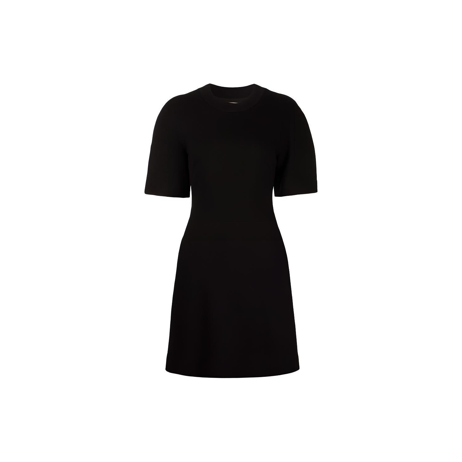 (Women) Alexander McQueen Mini T-Shirt Dress with Back Logo Black. 663090-QLABD-0535