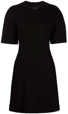 (Women) Alexander McQueen Mini T-Shirt Dress with Back Logo Black. 663090-QLABD-0535 Order (Women) Alexander McQueen Mini T-Shirt Dress with Back Logo Black. 663090-QLABD-0535