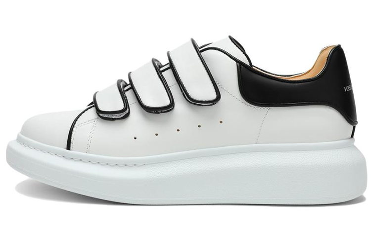 (W) Alexander McQueen Oversize Sole Sneakers 'White Black'