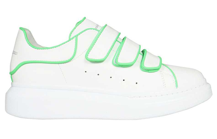 (W) Alexander McQueen Oversize Sole Sneakers 'White Green' 圖 2
