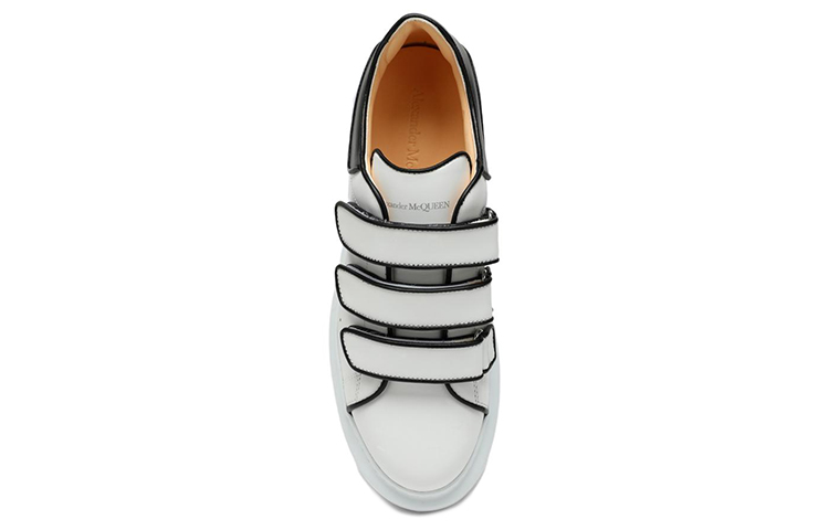 (W) Alexander McQueen Oversize Sole Sneakers 'White Black' 圖 3