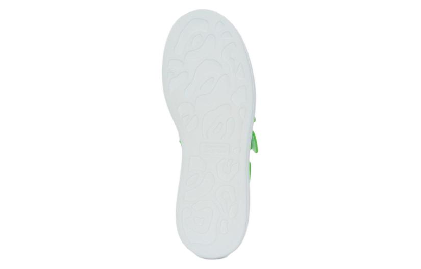 (W) Alexander McQueen Oversize Sole Sneakers 'White Green' 圖 5