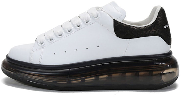 (Women) Alexander McQueen Oversized 'Simple Fashion Black and White Low Top Sneakers' 650796WHZ4V9061 Buy (Women) Alexander McQueen Oversized 'Simple Fashion Black and White Low Top Sneakers' 650796WHZ4V9061