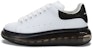 (W) Alexander McQueen Kasut Low Top 'Hitam Putih Fesyen Ringkas Oversized' 650796WHZ4V9061