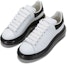 Lookbook (W) Alexander McQueen Kasut Low Top 'Hitam Putih Fesyen Ringkas Oversized' 650796WHZ4V9061