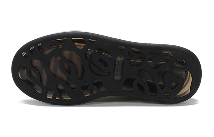 Details for (Women) Alexander McQueen Oversized 'Simple Fashion Black and White Low Top Sneakers' 650796WHZ4V9061