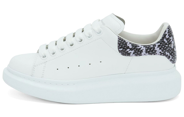 Buy (W) 알렉산더 맥퀸 오버사이즈 '화이트 퍼플 스네이크' 553770WHZ4C9662