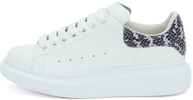 (Women) Alexander McQueen Oversized 'White Purple Snake' 553770WHZ4C9662 (Women) Alexander McQueen Oversized 'White Purple Snake' 553770WHZ4C9662