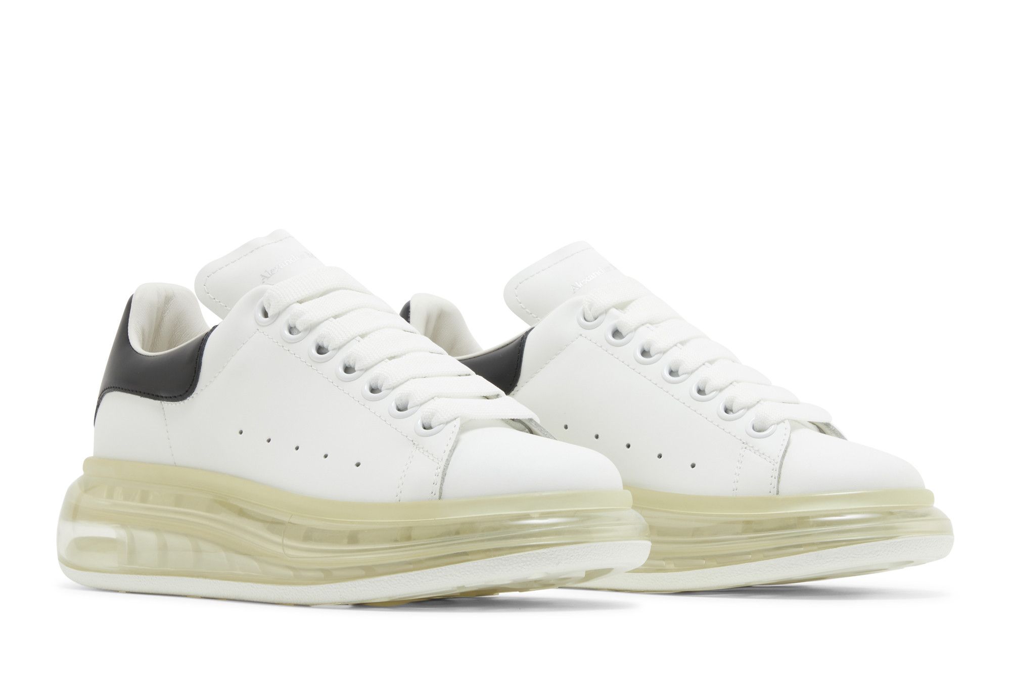 Cheap (W) Alexander McQueen Oversized Air Oversohl Sneaker ''Weiß Schwarz'' 611698WHX989061