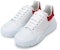 (W) Alexander McQueen Oversized Court Sneaker 'Putih Merah Lust' 633915-WHZ96-9676