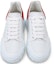 Shop (W) Alexander McQueen Oversized Court Sneaker 'Putih Merah Lust' 633915-WHZ96-9676
