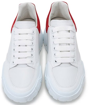 (Women) Alexander McQueen Oversized Court Sneaker 'White Lust Red' 633915-WHZ96-9676 Shop (Women) Alexander McQueen Oversized Court Sneaker 'White Lust Red' 633915-WHZ96-9676