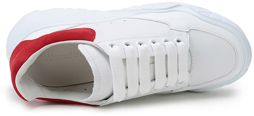 (Women) Alexander McQueen Oversized Court Sneaker 'White Lust Red' 633915-WHZ96-9676 Purchase (Women) Alexander McQueen Oversized Court Sneaker 'White Lust Red' 633915-WHZ96-9676
