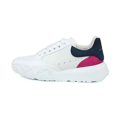 (W) Alexander McQueen Oversized Court Trainer 'Navy Pink'