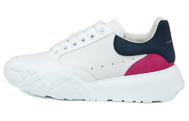 (Women) Alexander McQueen Oversized Court Trainer 'Navy Pink'  633915-WHZ9B-9717