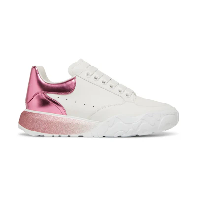 (W) Alexander McQueen Oversized Court Trainer 'Degrade - Pastel Pink'