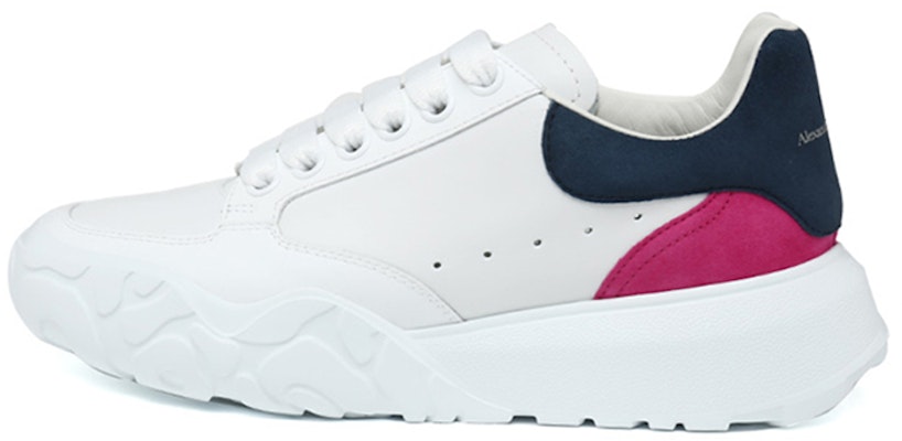 (Women) Alexander McQueen Oversized Court Trainer 'Navy Pink' 633915-WHZ9B-9717 Buy (Women) Alexander McQueen Oversized Court Trainer 'Navy Pink' 633915-WHZ9B-9717