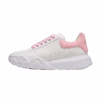 (W) Alexander McQueen Oversized Court Trainer 'White Pink'