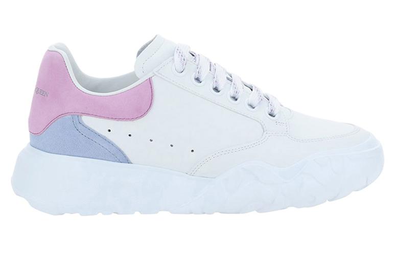 Order (Women) Alexander McQueen Oversized Court Trainer 'White Lilac Blue' 633915-WIA9D-9773