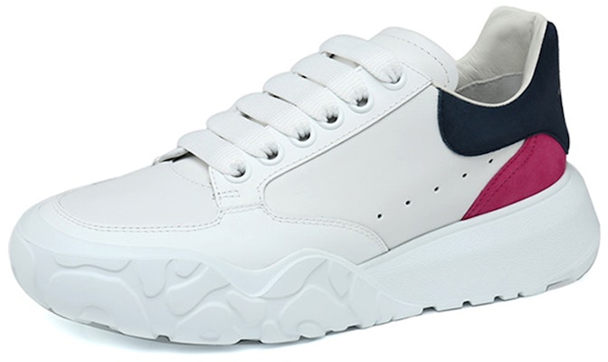 (W) アレキサンダー・マックイーン オーバーサイズド コートトレーナー ネイビーピンク 633915-WHZ9B-9717 Lookbook (W) アレキサンダー・マックイーン オーバーサイズド コートトレーナー ネイビーピンク 633915-WHZ9B-9717