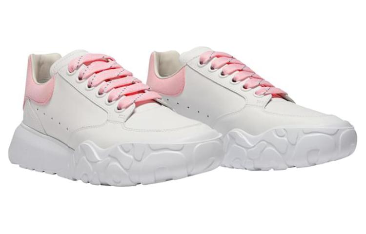 Lookbook 亞歷山大·麥昆 厚底低幫板鞋 女款 白粉