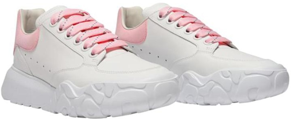 (Women) Alexander McQueen Oversized Court Trainer 'White Pink' 633915WIA9A9414 Lookbook (Women) Alexander McQueen Oversized Court Trainer 'White Pink' 633915WIA9A9414