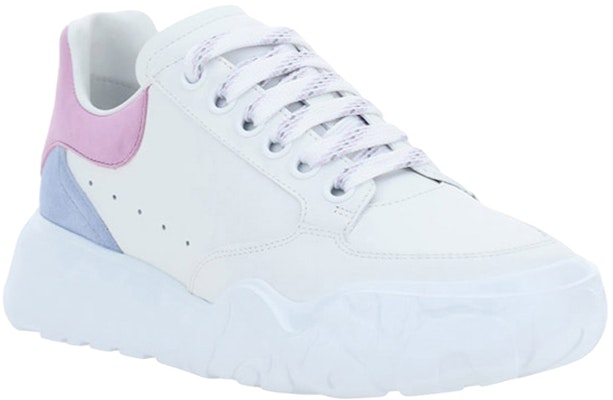 (Women) Alexander McQueen Oversized Court Trainer 'White Lilac Blue' 633915-WIA9D-9773 Lookbook (Women) Alexander McQueen Oversized Court Trainer 'White Lilac Blue' 633915-WIA9D-9773