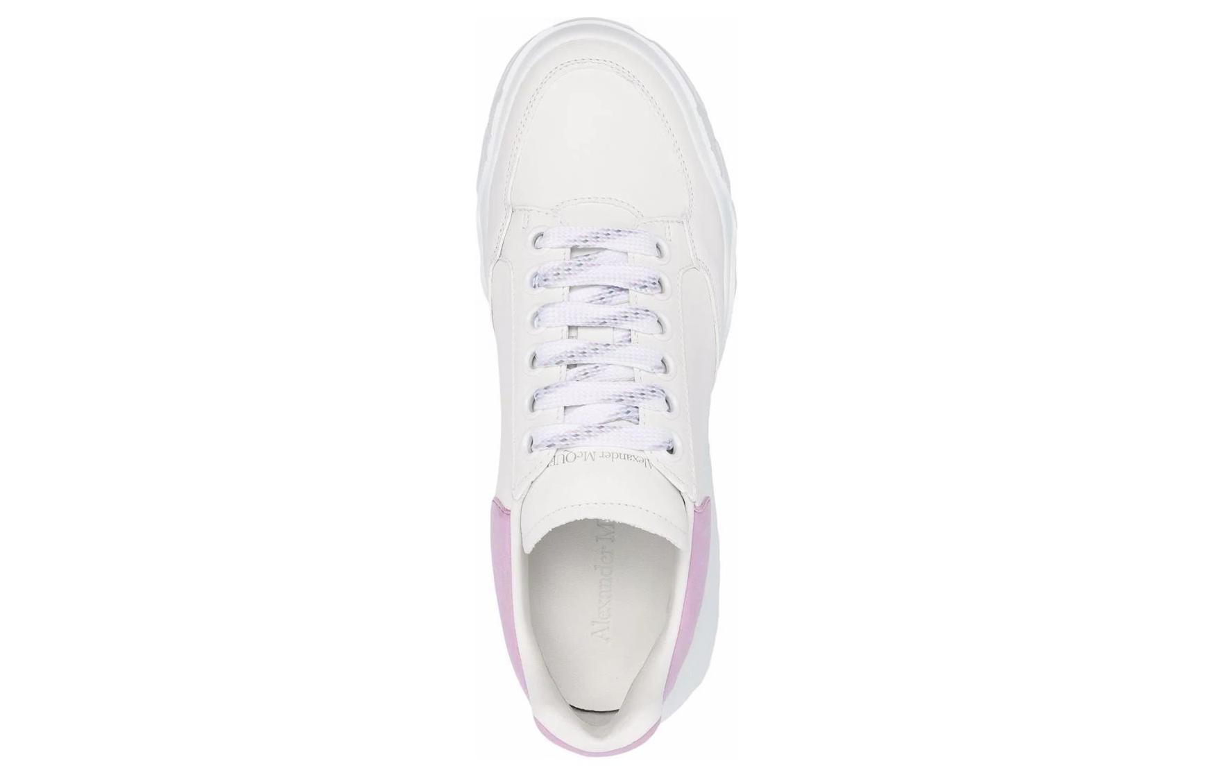 Purchase (Women) Alexander McQueen Oversized Court Trainer 'White Lilac Blue' 633915-WIA9D-9773