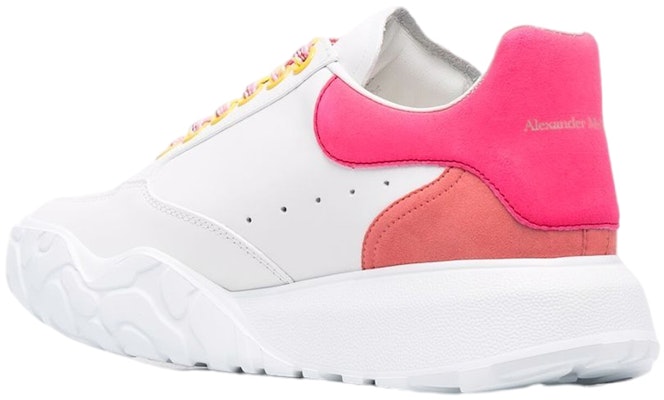 (Women) Alexander McQueen Oversized Court Trainer 'White Peony Pink' 633915-WIA9D-9546 Purchase (Women) Alexander McQueen Oversized Court Trainer 'White Peony Pink' 633915-WIA9D-9546