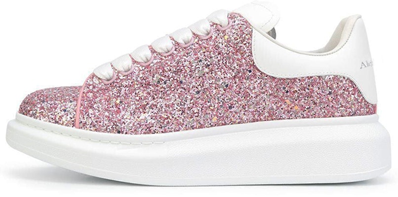 (W) Alexander McQueen Oversized Fuchsia Putih Glitter 621062W4RN15686 Buy (W) Alexander McQueen Oversized Fuchsia Putih Glitter 621062W4RN15686