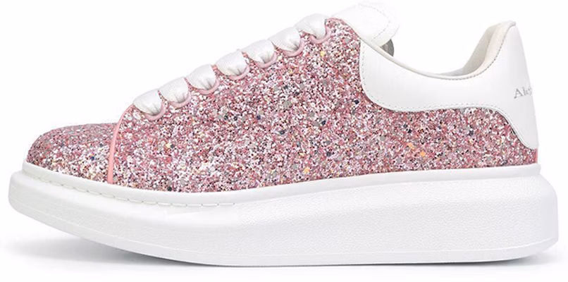 (Women) Alexander McQueen Oversized Sneaker 'Reflective Rose Glitter' 621062W4RN15686 Buy (Women) Alexander McQueen Oversized Sneaker 'Reflective Rose Glitter' 621062W4RN15686