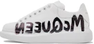 Buy (W) Alexander McQueen Oversized Sneaker Graffiti Wit Zwart 698614WIBNK9061