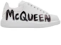 Lookbook (W) Alexander McQueen Oversized Sneaker Graffiti Wit Zwart 698614WIBNK9061