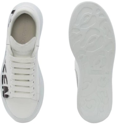 (W) Alexander McQueen Oversized Graffiti Blanco Negro 698614WIBNK9061 Purchase (W) Alexander McQueen Oversized Graffiti Blanco Negro 698614WIBNK9061