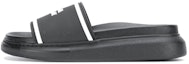 Buy (W) Alexander McQueen Oversized Hybrid Signature Slide 'Hitam Putih' 633908-W4N40-1006